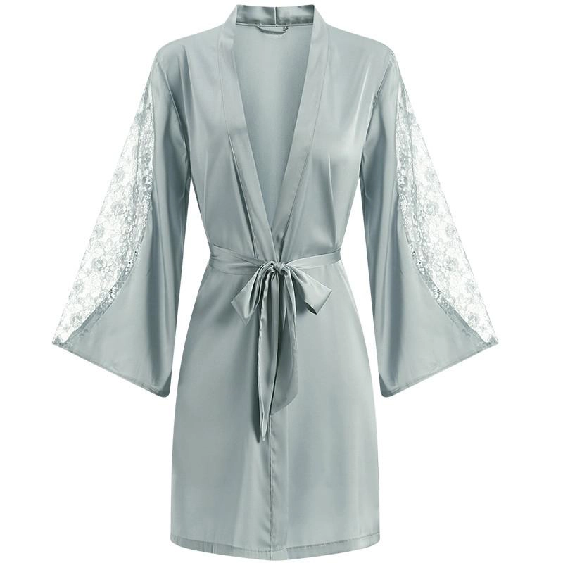 Ensemble nuisette et kimono vert d’eau pour femme – Image 4
