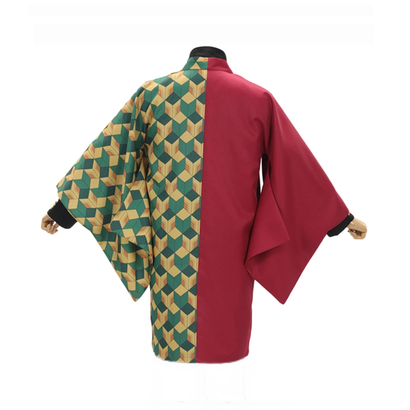 Kimono coréen manches chauve-souris rouge – Image 4