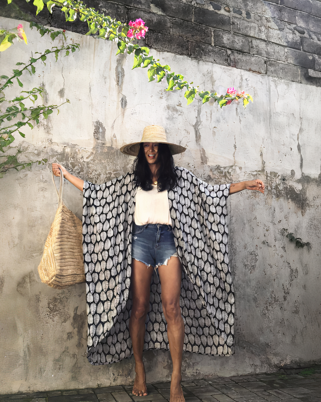 Kimono d’été de plage style bohème pour femme – Image 4