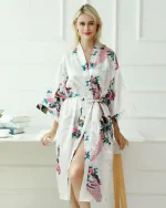 Peignoir de nuit kimono pour femme